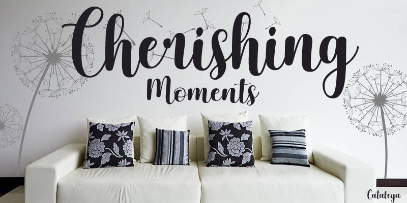 Cherishing Moments font